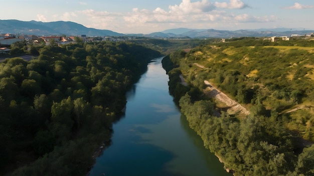 La rivière Uvac en Serbie