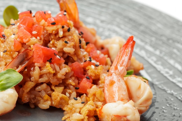 Riz aux crevettes