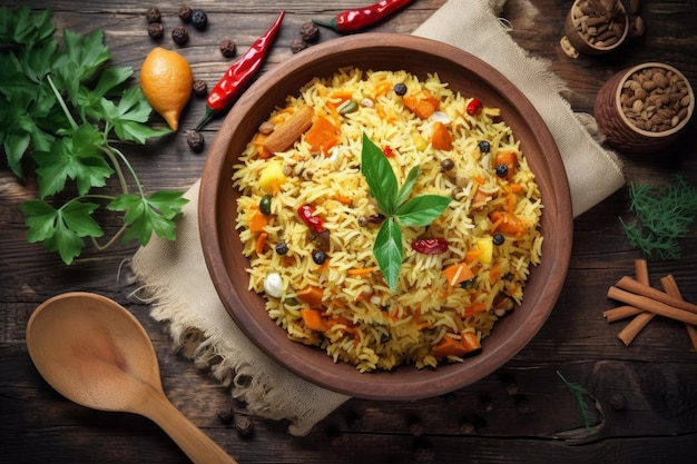 Riz Biryani Générer AI