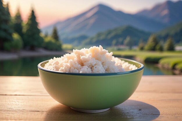Le riz blanc est l'aliment préféré des Chinois mangent du riz pour le petit-déjeuner, le déjeuner, le dîner quand ils ont faim