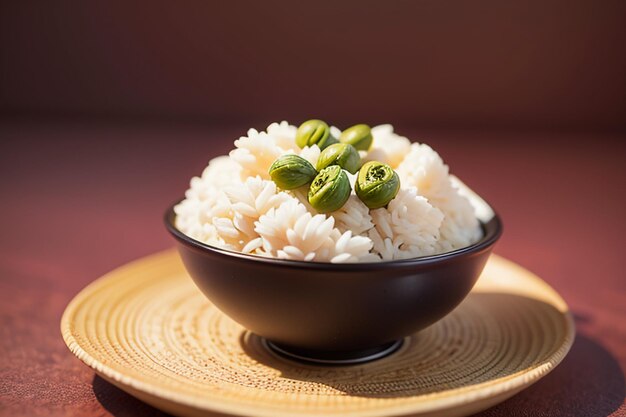 Le riz blanc est l'aliment préféré des Chinois mangent du riz pour le petit-déjeuner, le déjeuner, le dîner quand ils ont faim