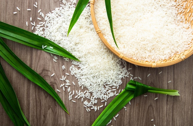 Riz cru au pandan aromatique