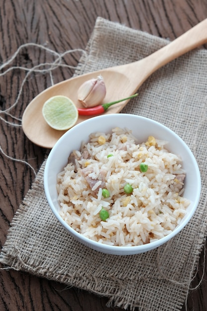 Riz frit aux légumes