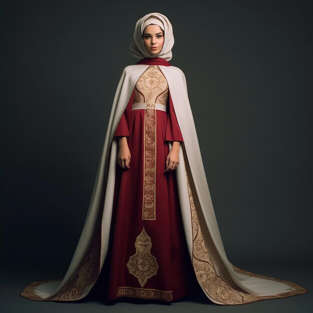 une robe d'abaya