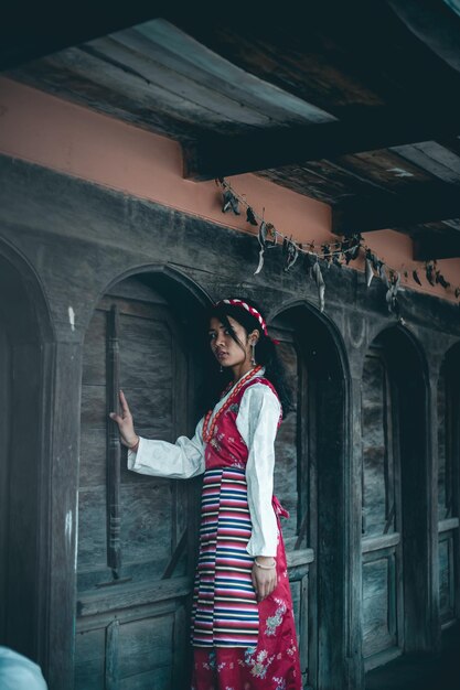 Photo robe culture népalaise