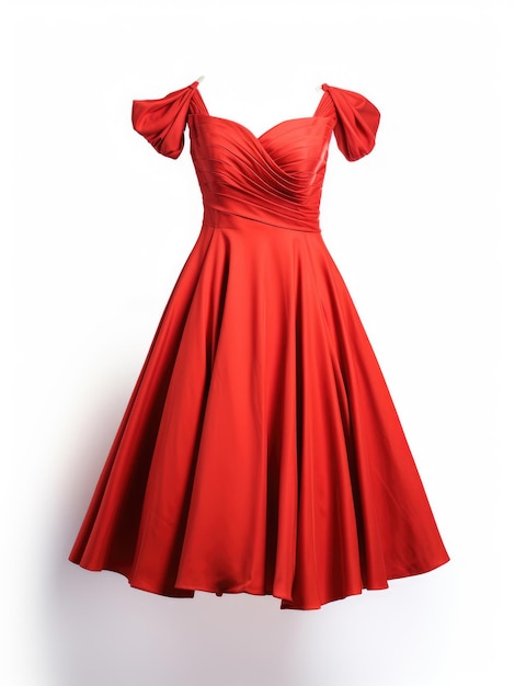 Robe d'été rouge femme