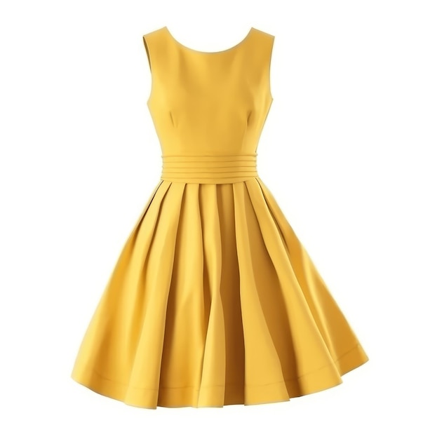 Robe femme jaune