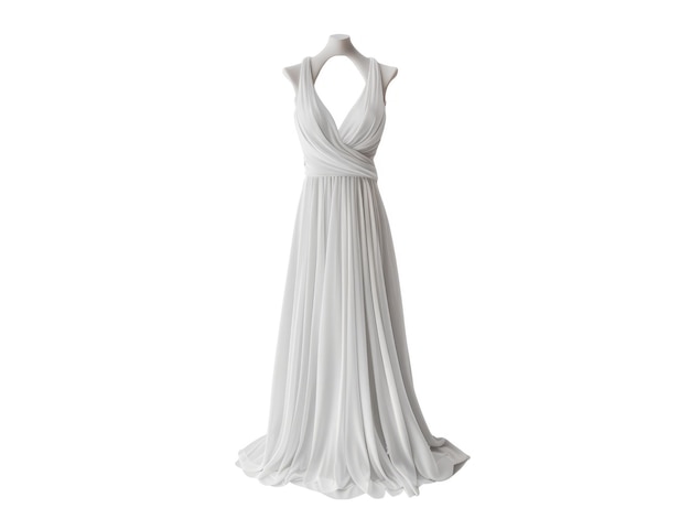 Robe sur fond blanc isolé