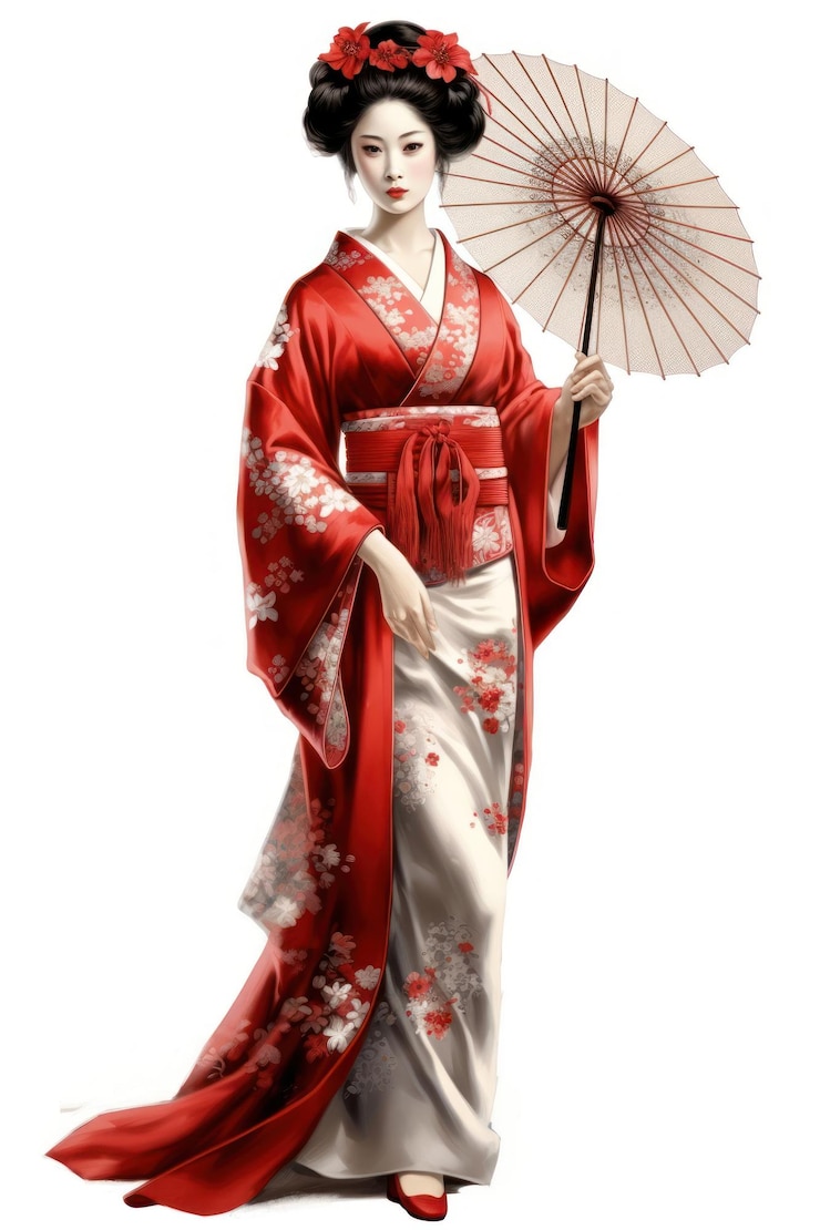 Photo une robe de kimono à la mode pour adultes