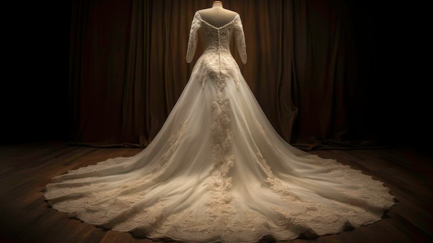 Robe de mariée générée par IA