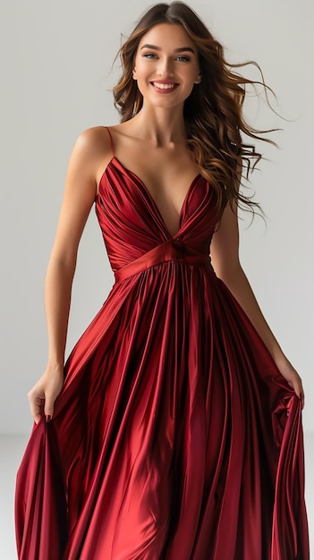 une robe rouge pour un mariage