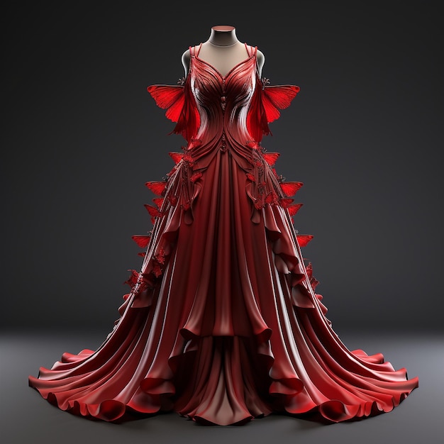 robe rouge robe de soirée