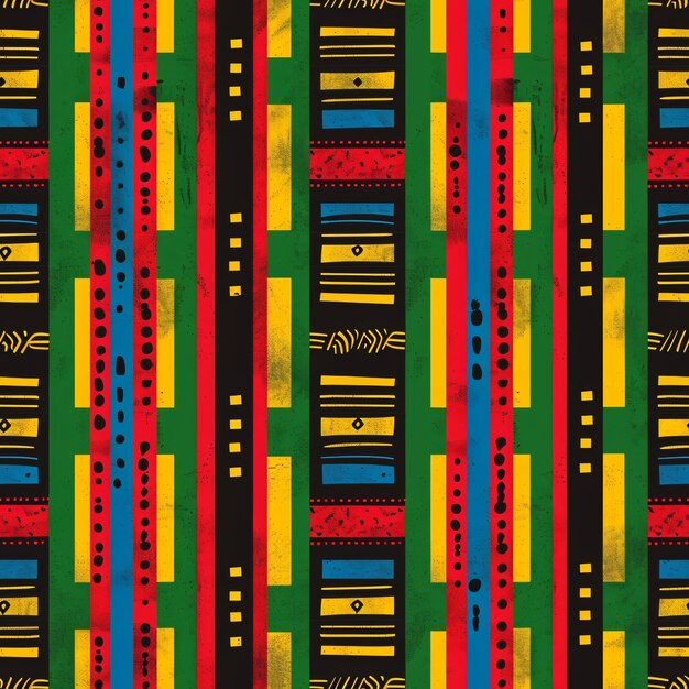 Photo robe en tissu kente kente papier numérique tissu tissé kente africain imprimé