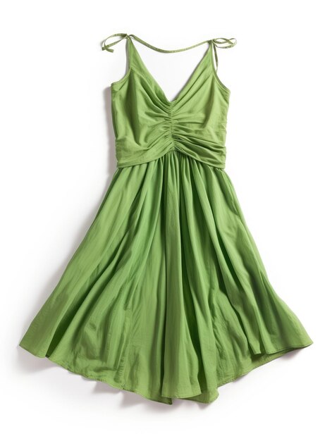 Robe verte d'été pour femme