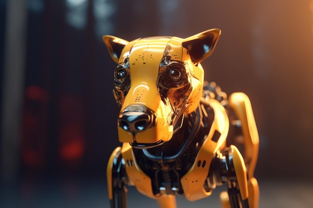 Robot 3d chien Générer Ai