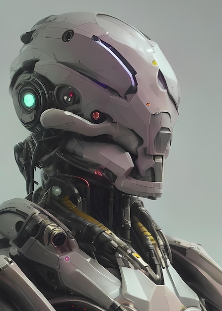 Photo robot alien cyberpunk r26