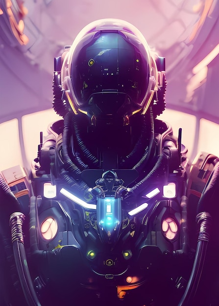 Robot Alien Cyberpunk R2