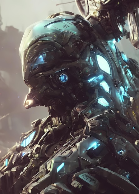 Robot Alien Cyberpunk R47