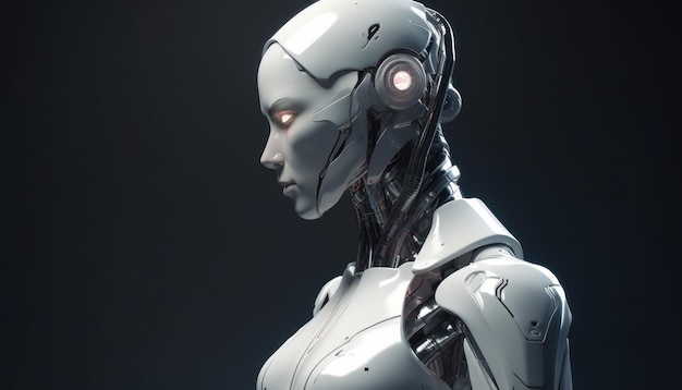 Robot androïde femme