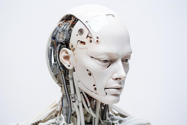 Un robot anthropomorphe imite les émotions sans coquille extérieure