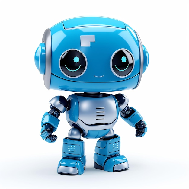 un robot bleu fabriqué par la société quot robot quot