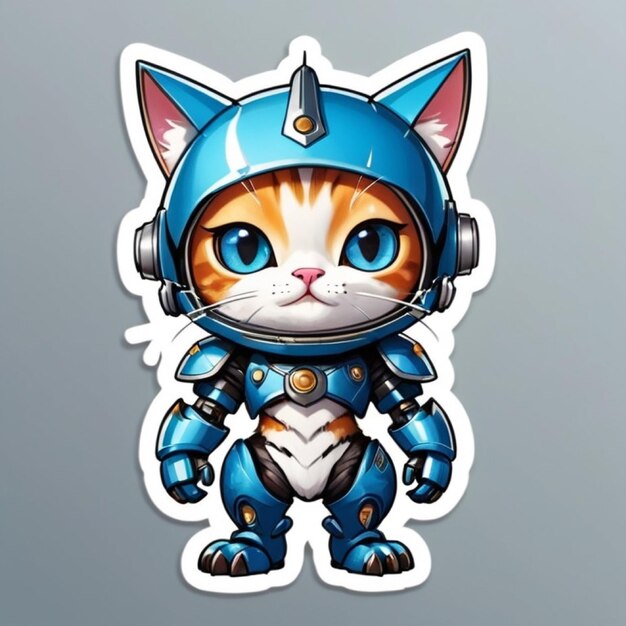 Un robot chat mignon est un cyborg.