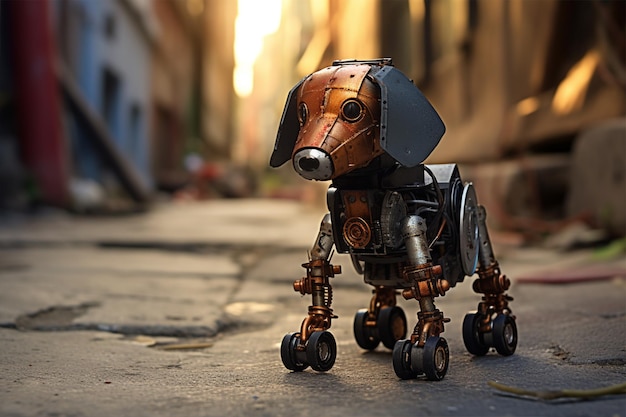 Un robot chien