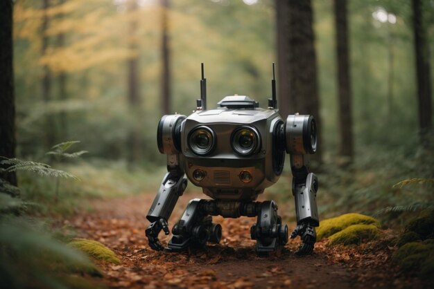 Le robot dans la forêt L'intelligence artificielle