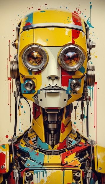 Robot Gadget Punk Impression artistique