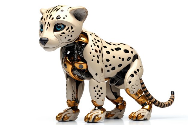 Le robot guépard est un animal robotique isolé.