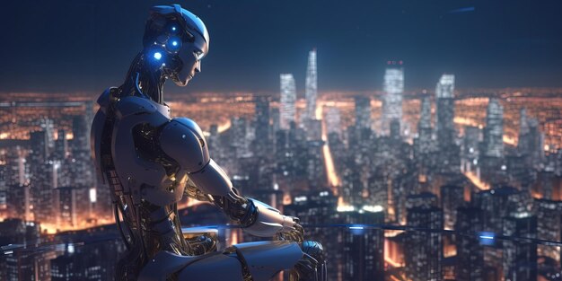 un robot humanoïde