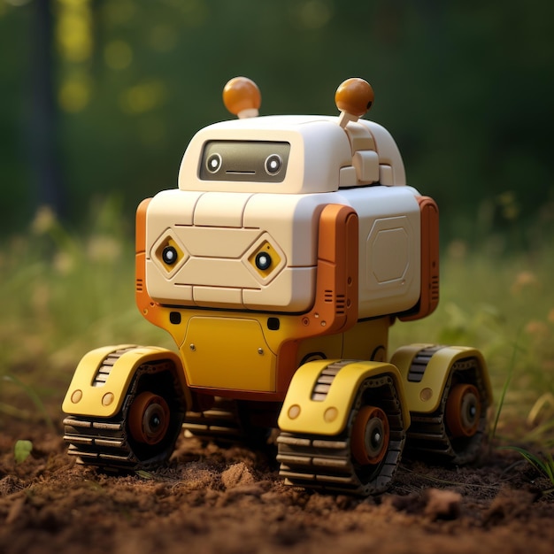 Robot jouet de conception simplifiée pour l'exploration agricole