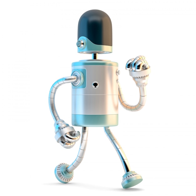 Robot marcheur. Illustration 3D