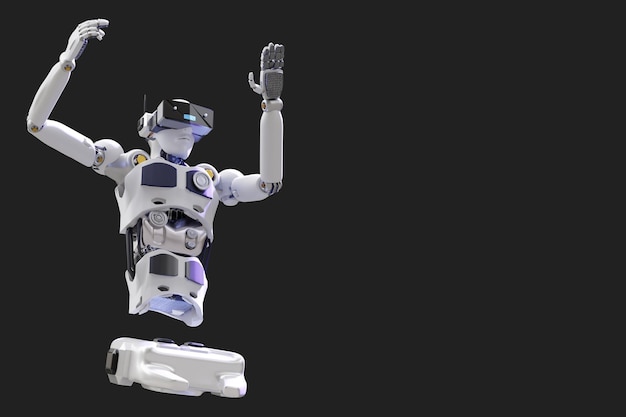 Robot metaverse VR avatar réalité jeu réalité virtuelle de la technologie blockchain de personnes