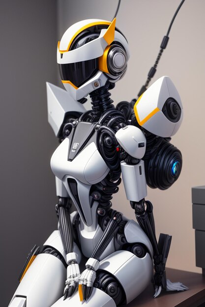 Robot Réaliste Femme Guerrière Future Technology