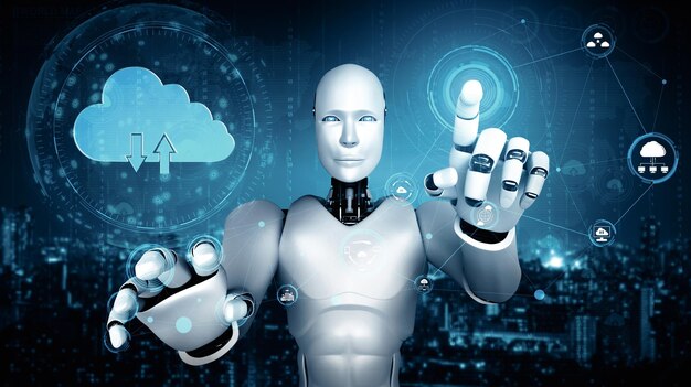 Le robot Xai ai utilise la technologie du cloud computing pour stocker des données sur un serveur en ligne