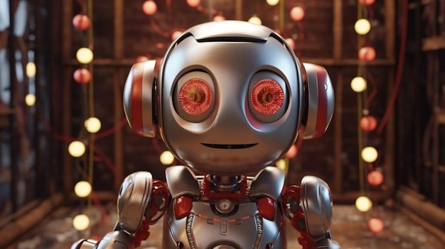 Robot avec yeux et oreilles