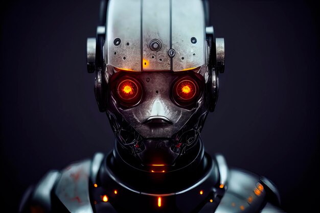 Robots Interprétation futuriste Future 2025 Illustration