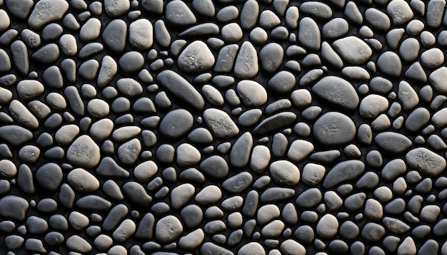 Photo roche concassée différentes formes petit fond de galets de roche naturellement blanc