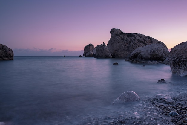 Rocher d'Aphrodite à Chypre