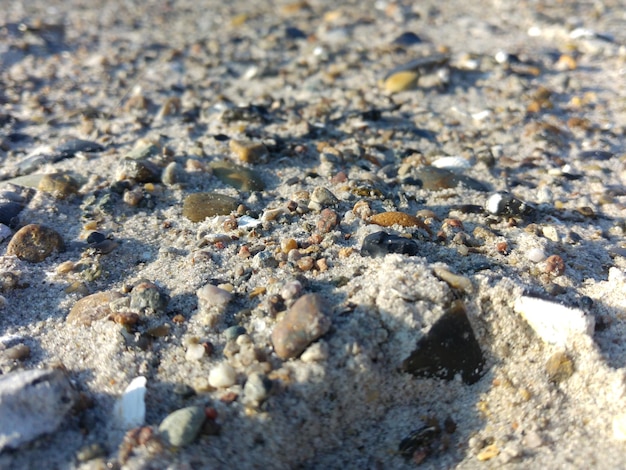 Des rochers dans la mer