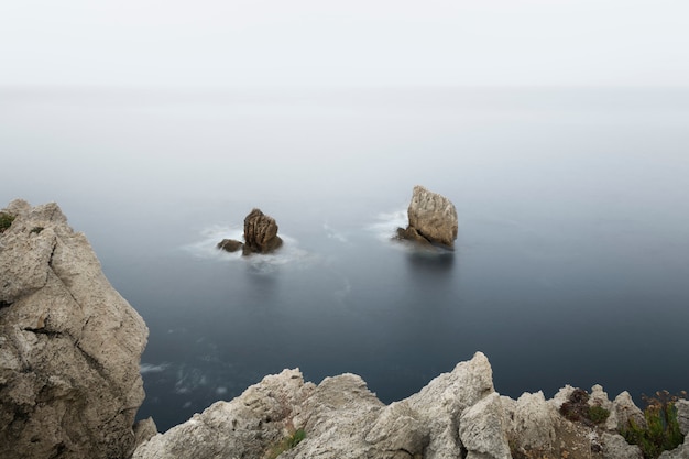 Photo rochers de la falaise