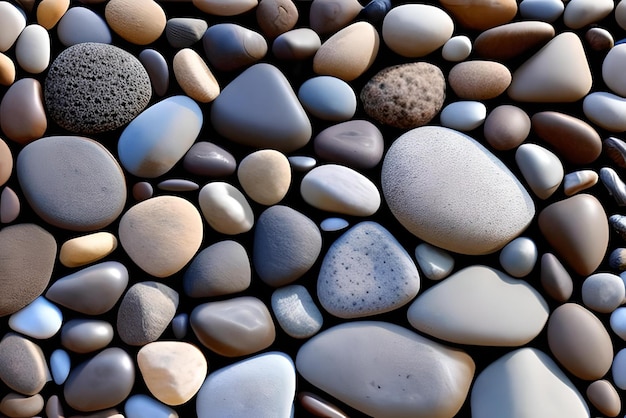 rochers sur une plage au milieu de la mer