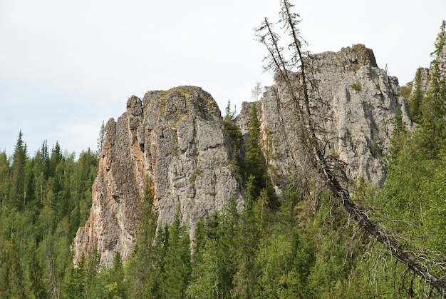 Rochers sur la rivière Big Sarjuga