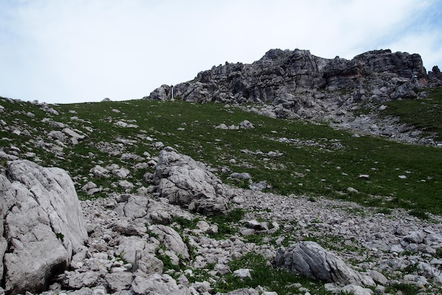 Des rochers sur le terrain