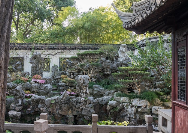 Rochers à Yuyuan ou Yu Garden à Shanghai