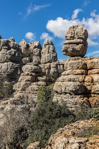 Roches d'Antequera Villanueva en Espagne