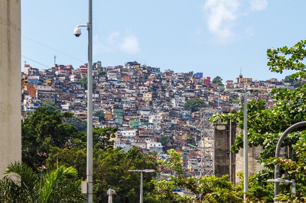 Rocinha favela à Rio de Janeiro Brésil