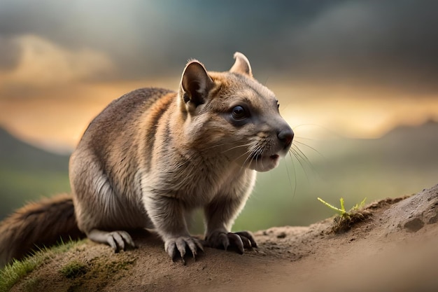 Rock hyraxréaliste