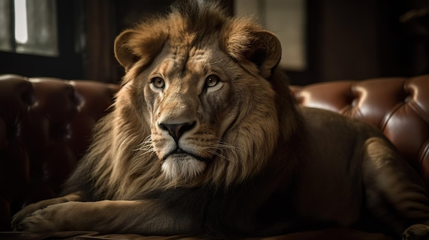 Le roi lion est un lion